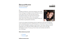 Desktop Screenshot of edouardwautier.com